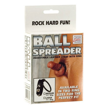 California Exotic Ball Spreader Large - Сбруя на пенис и мошонку большого размера - купить в секс шопе California Exotic Ball Spreader Large - Сбруя на пенис и мошонку большого размера - купить в секс шопе