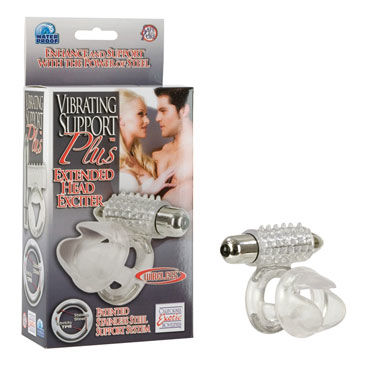 California Exotic Vibrating Support Plus Extended Head Exciter, Виброкольцо на пенис California Exotic Vibrating Support Plus Extended Head Exciter, Виброкольцо на пенис