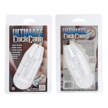 California Exotic Ultimate Cock Cage - Насадка на пенис со стимулирующими усиками - купить в секс шопе California Exotic Ultimate Cock Cage - Насадка на пенис со стимулирующими усиками - купить в секс шопе