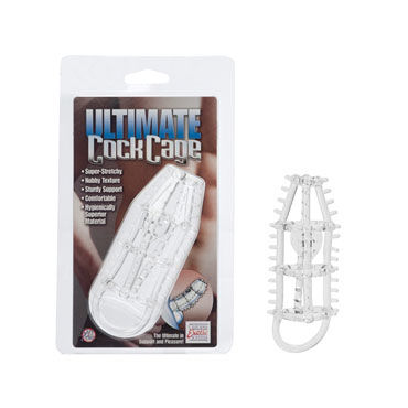 California Exotic Ultimate Cock Cage, Насадка на пенис со стимулирующими усиками California Exotic Ultimate Cock Cage, Насадка на пенис со стимулирующими усиками