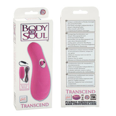 California Exotic Body Soul Transcend, розовый - Вибромассажер и виброяйцо - купить в секс шопе California Exotic Body Soul Transcend, розовый - Вибромассажер и виброяйцо - купить в секс шопе