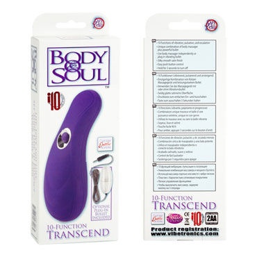 California Exotic Body & Soul 10-Function Transcend, фиолетовый - Вибромассажер и виброяйцо - купить в секс шопе California Exotic Body & Soul 10-Function Transcend, фиолетовый - Вибромассажер и виброяйцо - купить в секс шопе