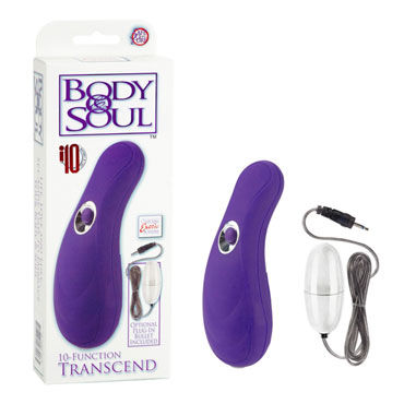 California Exotic Body & Soul 10-Function Transcend, фиолетовый, Вибромассажер и виброяйцо California Exotic Body & Soul 10-Function Transcend, фиолетовый, Вибромассажер и виброяйцо