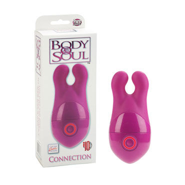 California Exotic Body & Soul Connection, розовый, Клиторальный вибромассажер California Exotic Body & Soul Connection, розовый, Клиторальный вибромассажер