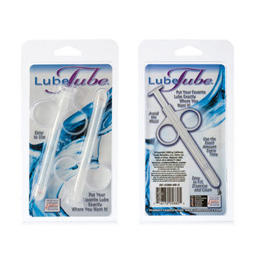 California Exotic Lube Tube - Шприц для введения лубрикантов - купить в секс шопе California Exotic Lube Tube - Шприц для введения лубрикантов - купить в секс шопе