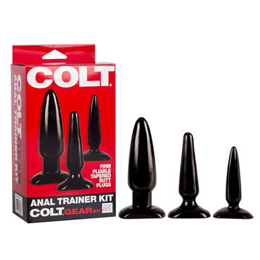 California Exotic Colt Anal Trainer Kit, Набор из трех анальных пробок California Exotic Colt Anal Trainer Kit, Набор из трех анальных пробок