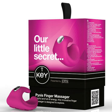 Jopen Key Pyxis, розовый, Вибростимулятор на палец Jopen Key Pyxis, розовый, Вибростимулятор на палец