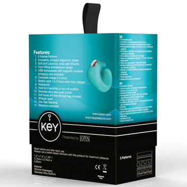 Jopen Key Pyxis, голубой - Вибростимулятор на палец - купить в секс шопе Jopen Key Pyxis, голубой - Вибростимулятор на палец - купить в секс шопе
