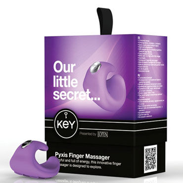 Jopen Key Pyxis, фиолетовый, Вибростимулятор на палец Jopen Key Pyxis, фиолетовый, Вибростимулятор на палец