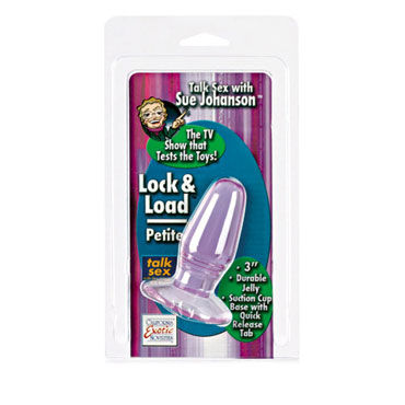 California Exotic Sue Johansons Lock & Load Petite - Анальна пробочка - купить в секс шопе California Exotic Sue Johansons Lock & Load Petite - Анальна пробочка - купить в секс шопе
