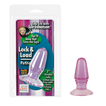 California Exotic Sue Johansons Lock & Load Petite, Анальна пробочка California Exotic Sue Johansons Lock & Load Petite, Анальна пробочка