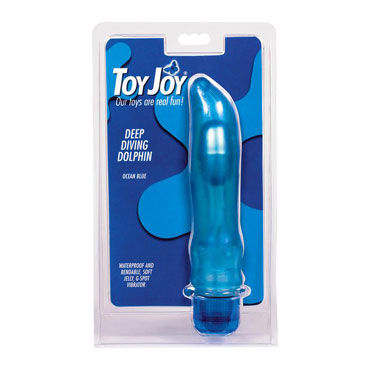 Toy Joy Deep Diving Dolphin Vibrator, голубой - фото, отзывы Toy Joy Deep Diving Dolphin Vibrator, голубой - фото, отзывы