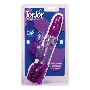 Toy Joy Jack The Rabbit Pearl, фиолетовый - фото, отзывы Toy Joy Jack The Rabbit Pearl, фиолетовый - фото, отзывы