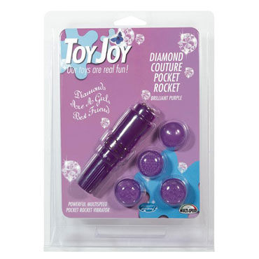 Toy Joy Diamond Pocket Rocket, фиолетовый - Вибростимулятор - купить в секс шопе Toy Joy Diamond Pocket Rocket, фиолетовый - Вибростимулятор - купить в секс шопе