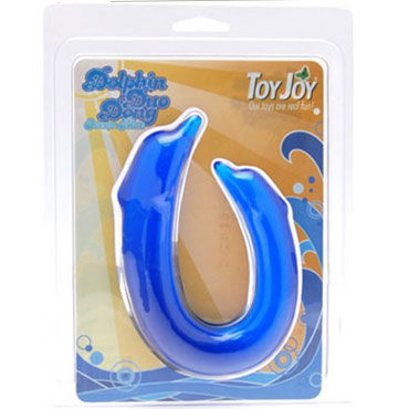 Toy Joy Dolphin Duo Dong, синий - фото, отзывы Toy Joy Dolphin Duo Dong, синий - фото, отзывы