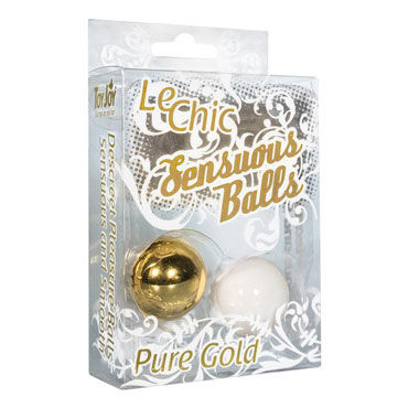 Toy Joy Le Chic Sensuous Balls - Вагинальные шарики с мешочком для хранения - купить в секс шопе Toy Joy Le Chic Sensuous Balls - Вагинальные шарики с мешочком для хранения - купить в секс шопе