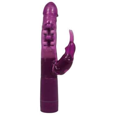 Toy Joy Bunny On A Budget Smooth, фиолетовый, Многофункциональный вибратор Toy Joy Bunny On A Budget Smooth, фиолетовый, Многофункциональный вибратор