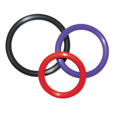 Toy Joy Triple Rings, Набор из трех разноцветных колец Toy Joy Triple Rings, Набор из трех разноцветных колец
