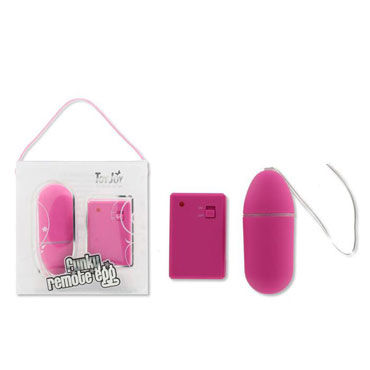 Toy Joy Funky Remote Egg, темно-розовое, Виброяйцо на дистанционном управлении Toy Joy Funky Remote Egg, темно-розовое, Виброяйцо на дистанционном управлении