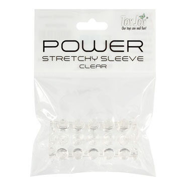 Toy Joy Power Stretchy Sleeve, прозрачная - фото, отзывы Toy Joy Power Stretchy Sleeve, прозрачная - фото, отзывы