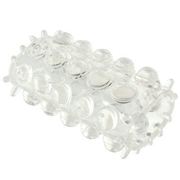 Toy Joy Power Stretchy Sleeve, прозрачная, Насадка на пенис Toy Joy Power Stretchy Sleeve, прозрачная, Насадка на пенис