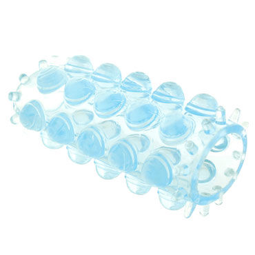 Toy Joy Power Stretchy Sleeve, голубая, Насадка на пенис Toy Joy Power Stretchy Sleeve, голубая, Насадка на пенис