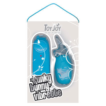 Toy Joy Funky Bunny Vibrette, голубой - фото, отзывы Toy Joy Funky Bunny Vibrette, голубой - фото, отзывы