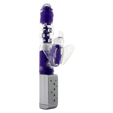 Toy Joy Funky Butterfly, фиолетовый, Многофункциональный вибратор Toy Joy Funky Butterfly, фиолетовый, Многофункциональный вибратор
