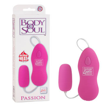 California Exotic Body & Soul Passion, розовое, Двухскоростное виброяйцо California Exotic Body & Soul Passion, розовое, Двухскоростное виброяйцо