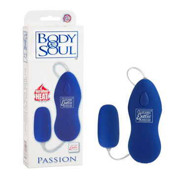 California Exotic Body & Soul Passion, синее, Двухскоростное виброяйцо California Exotic Body & Soul Passion, синее, Двухскоростное виброяйцо