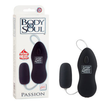 California Exotic Body & Soul Passion, черное, Двухскоростное виброяйцо California Exotic Body & Soul Passion, черное, Двухскоростное виброяйцо