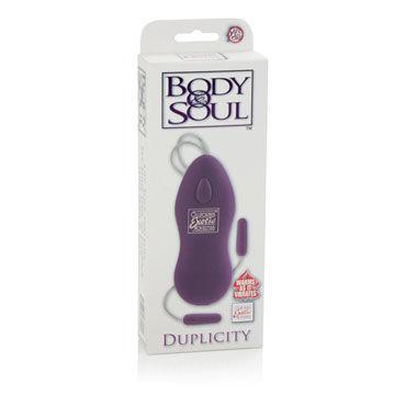 Новинка раздела Секс игрушки - California Exotic Body & Soul Duplicity, фиолетовые Новинка раздела Секс игрушки - California Exotic Body & Soul Duplicity, фиолетовые