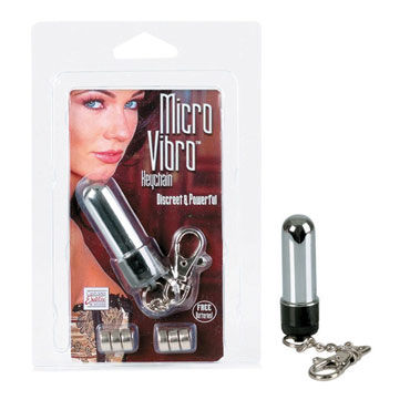 California Exotic Micro Vibro Keychains, Вибропуля на цепочке с карабином California Exotic Micro Vibro Keychains, Вибропуля на цепочке с карабином