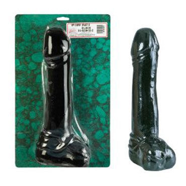 California Exotic Super Doper Dong, черный, Огромный фаллоимитатор с мошонкой California Exotic Super Doper Dong, черный, Огромный фаллоимитатор с мошонкой