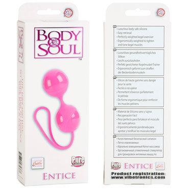 California Exotic Body & Soul Entice, розовые - Вагинальные шарики - купить в секс шопе California Exotic Body & Soul Entice, розовые - Вагинальные шарики - купить в секс шопе