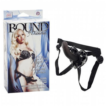 California Exotic Bound By Diamonds Harness, Страпон со стразами California Exotic Bound By Diamonds Harness, Страпон со стразами