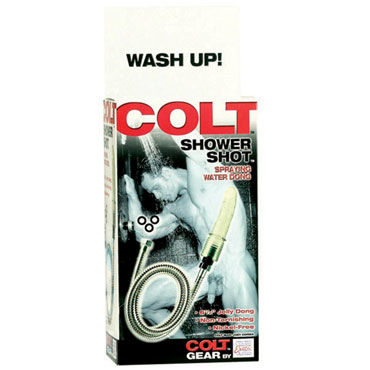California Exotic Colt Shower Shot - Гигиенический душ с насадкой в форме пениса - купить в секс шопе California Exotic Colt Shower Shot - Гигиенический душ с насадкой в форме пениса - купить в секс шопе