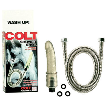 California Exotic Colt Shower Shot, Гигиенический душ с насадкой в форме пениса California Exotic Colt Shower Shot, Гигиенический душ с насадкой в форме пениса