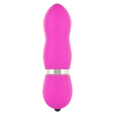 Toy Joy Funky Vibelicious, темно-розовый, мини вибратор рельефной формы Toy Joy Funky Vibelicious, темно-розовый, мини вибратор рельефной формы
