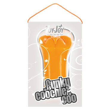 Toy Joy Funky Coochie Coo, оранжевый - Компактный мастурбатор-вагина - купить в секс шопе Toy Joy Funky Coochie Coo, оранжевый - Компактный мастурбатор-вагина - купить в секс шопе