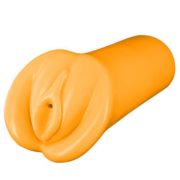 Toy Joy Funky Coochie Coo, оранжевый, Компактный мастурбатор-вагина Toy Joy Funky Coochie Coo, оранжевый, Компактный мастурбатор-вагина
