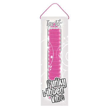 Toy Joy Funky Ribbed Vibe, темно-розовый - фото, отзывы Toy Joy Funky Ribbed Vibe, темно-розовый - фото, отзывы