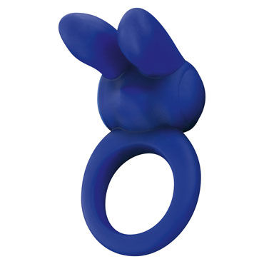 Toy Joy Eos The Rabbit C-Ring, синее, Эрекционное кольцо с клиторальным стимулятором Toy Joy Eos The Rabbit C-Ring, синее, Эрекционное кольцо с клиторальным стимулятором