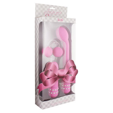 Toy Joy Crystal Playset, розовый, Набор женских секс-игрушек Toy Joy Crystal Playset, розовый, Набор женских секс-игрушек