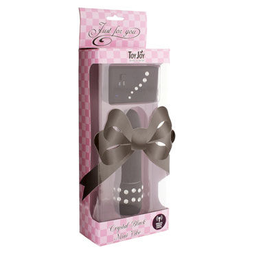 Toy Joy Crystal Mini Vibe, черный, мини вибратор на дистанционном управлении Toy Joy Crystal Mini Vibe, черный, мини вибратор на дистанционном управлении