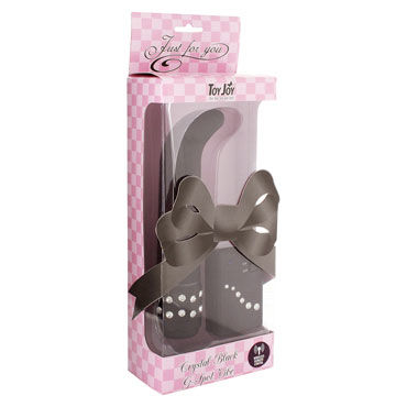 Toy Joy Crystal G-Spot Vibe, черный, Массажер для стимуляции точки G Toy Joy Crystal G-Spot Vibe, черный, Массажер для стимуляции точки G