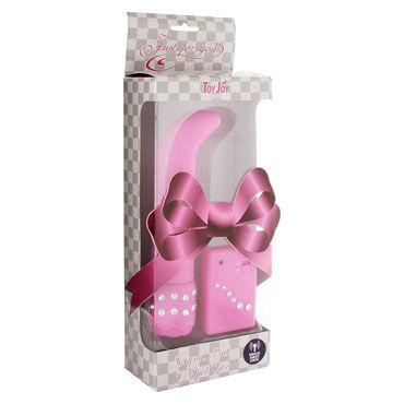 Toy Joy Crystal G-Spot Vibe, розовый, Массажер для стимуляции точки G Toy Joy Crystal G-Spot Vibe, розовый, Массажер для стимуляции точки G