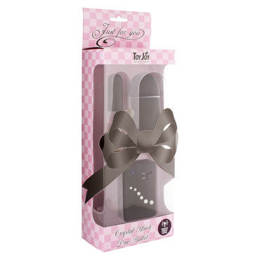 Toy Joy Crystal Duo Bullet, черные, Два виброяичка Toy Joy Crystal Duo Bullet, черные, Два виброяичка