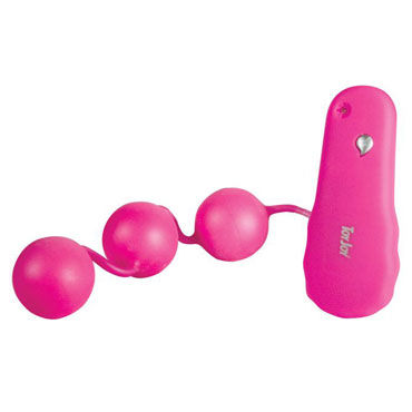 Toy Joy Power Balls, розовые, Вагинальные шарики с вибрацией Toy Joy Power Balls, розовые, Вагинальные шарики с вибрацией