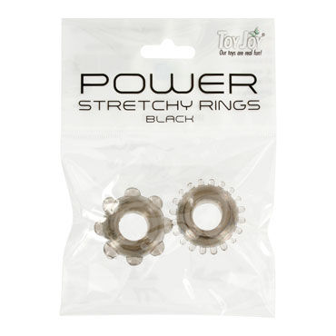 Toy Joy Power Stretchy Rings, серый - фото, отзывы Toy Joy Power Stretchy Rings, серый - фото, отзывы